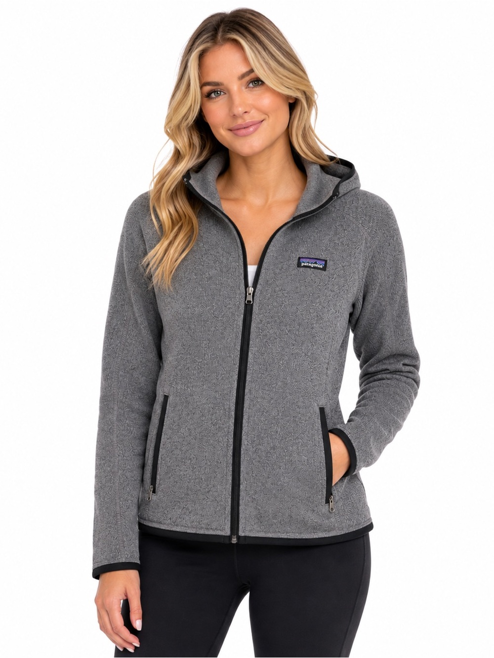 Patagonia Better Sweater Hoody XS Gray Full Zip Fleece Jacket - Picture 1 of 5